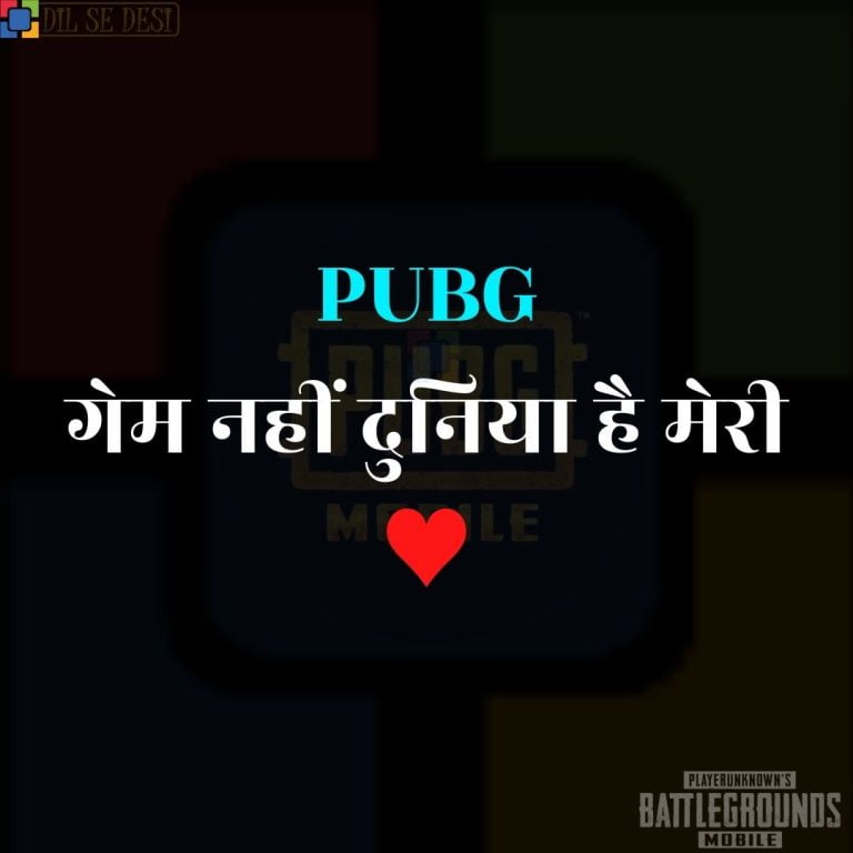 Best Pubg Status Shayari Quotes Images In Hindi