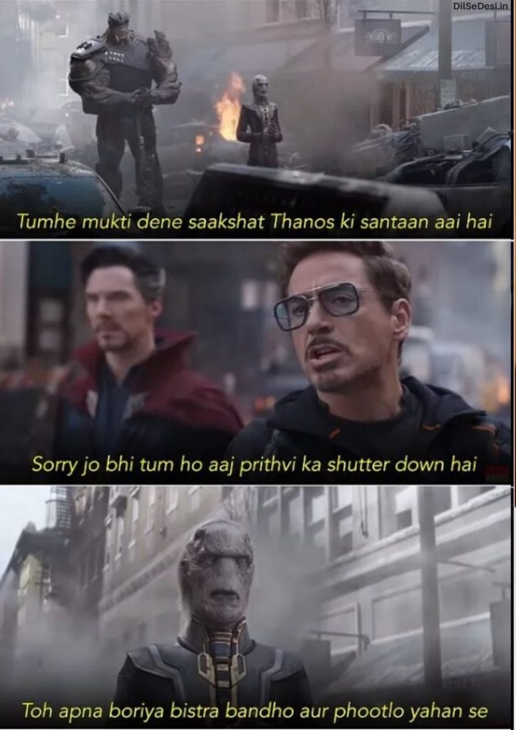 Marvel's Avenger Best Thanos Quotes, Dialogue, Status & Images in Hindi (13)