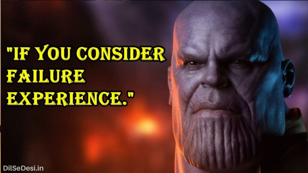 Marvel's Avenger Best Thanos Quotes, Dialogue, Status & Images in Hindi (19)