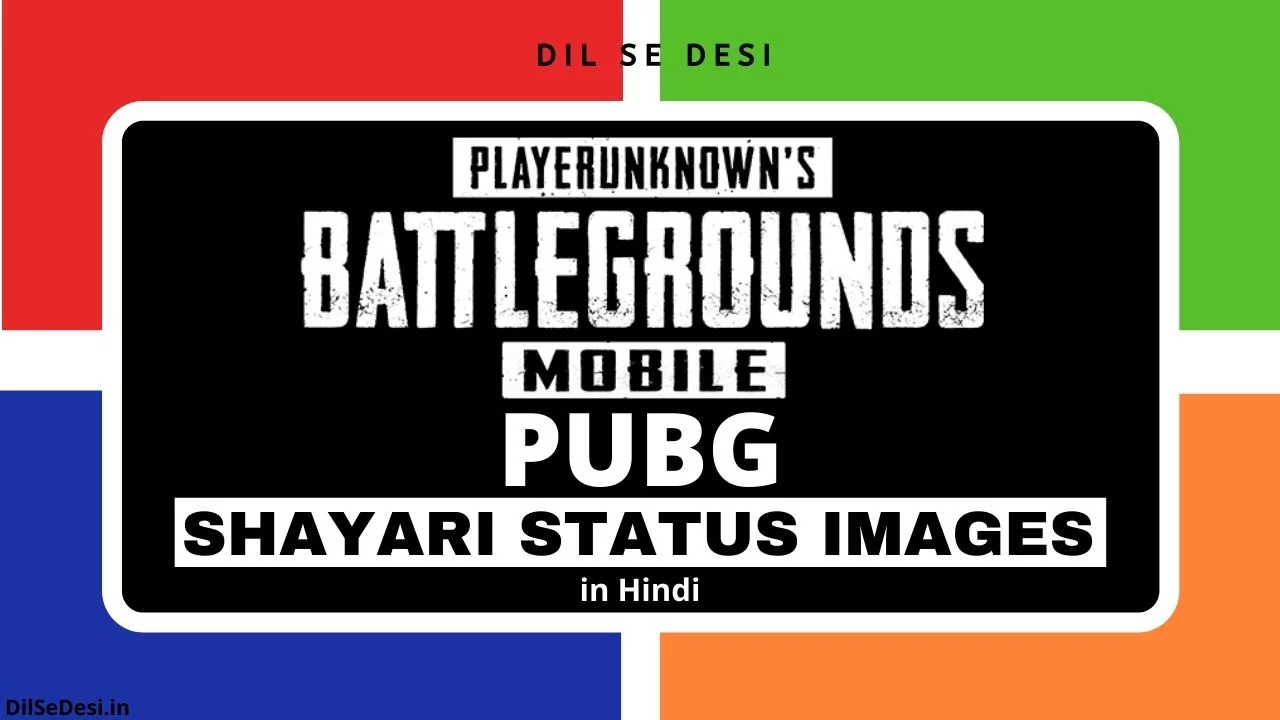 Best PUBG Status, Shayari, Quotes Images in Hindi