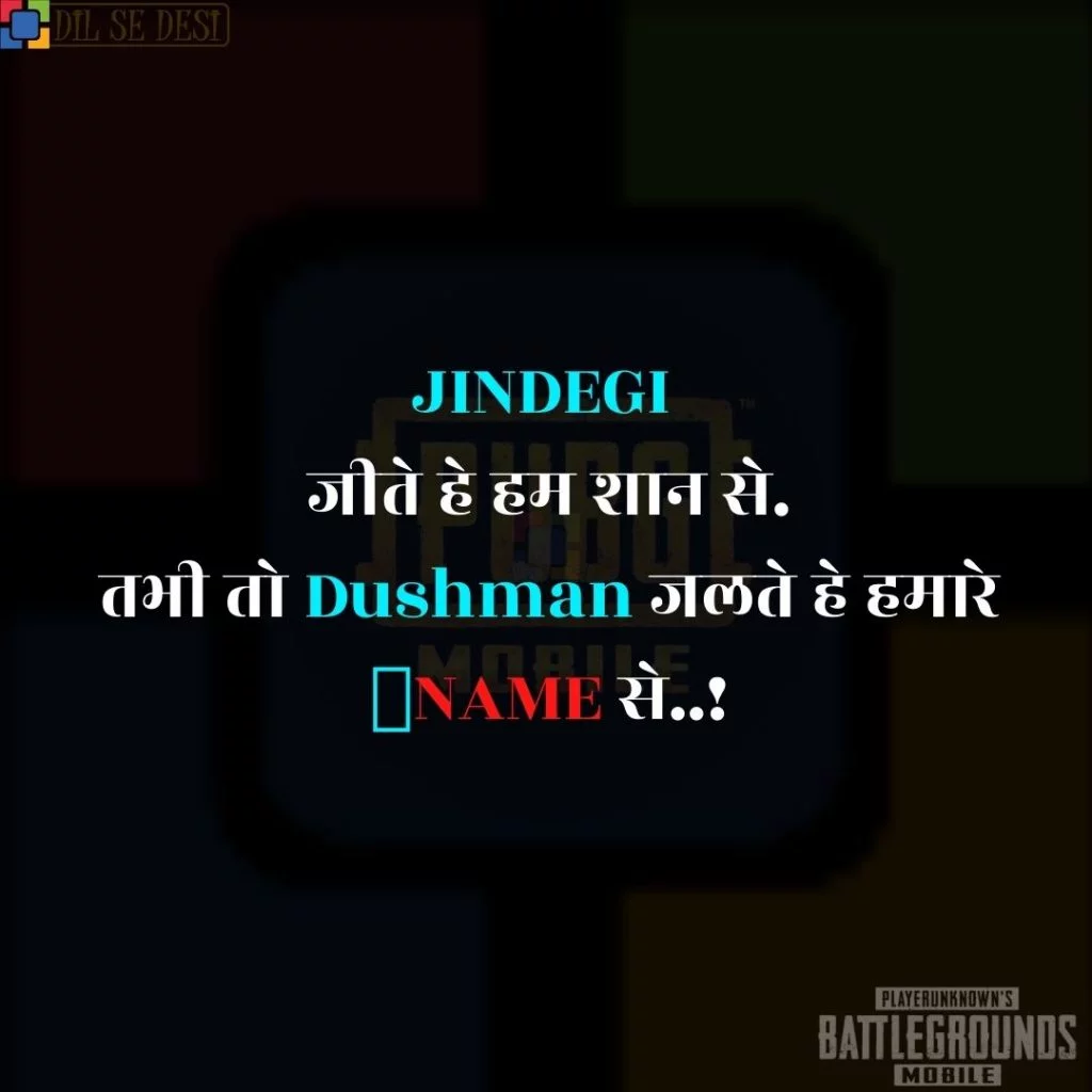 Best PUBG Status, Shayari, Quotes Images in Hindi (5)