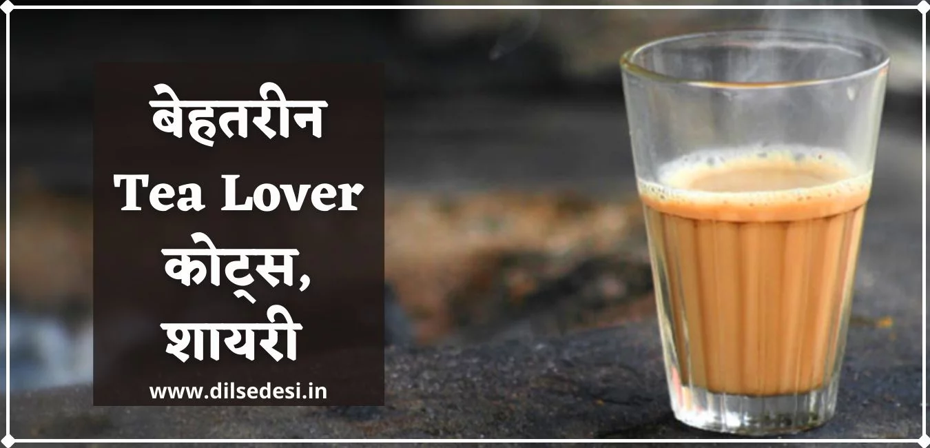 Tea lover quotes Morning Tea quotes Tea quotes in Hindi