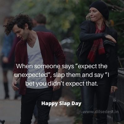 Happy Slap Day 2021 Quotes, Shayari, Sms, Message, Funny Lines